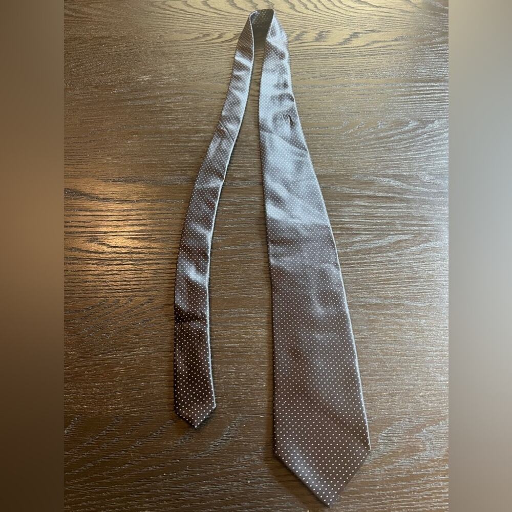 Stefano Ricci Silk White Dot Tie